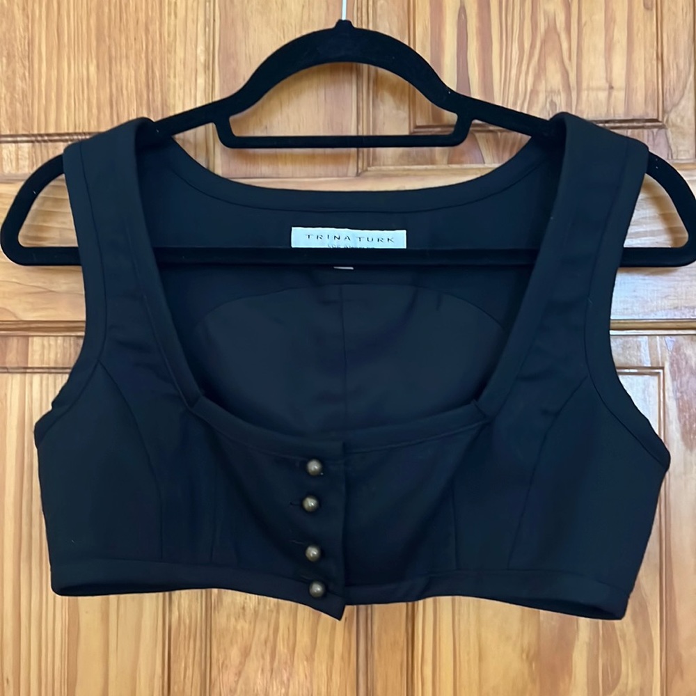 Vintage Trina Turk Cropped Vest